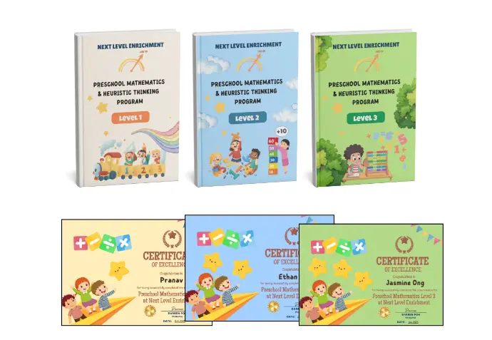 Preschool pupils with Montessori materials
